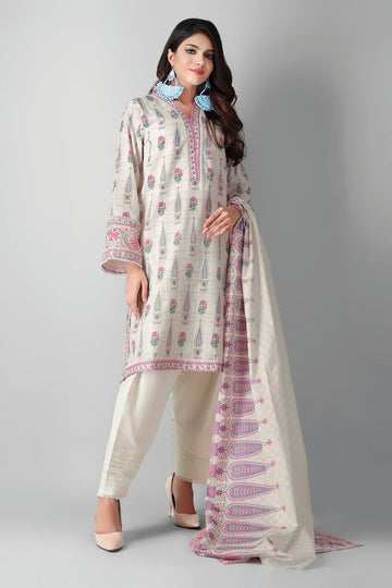 A21308 Beige Khaadi Autumn Collection 2021